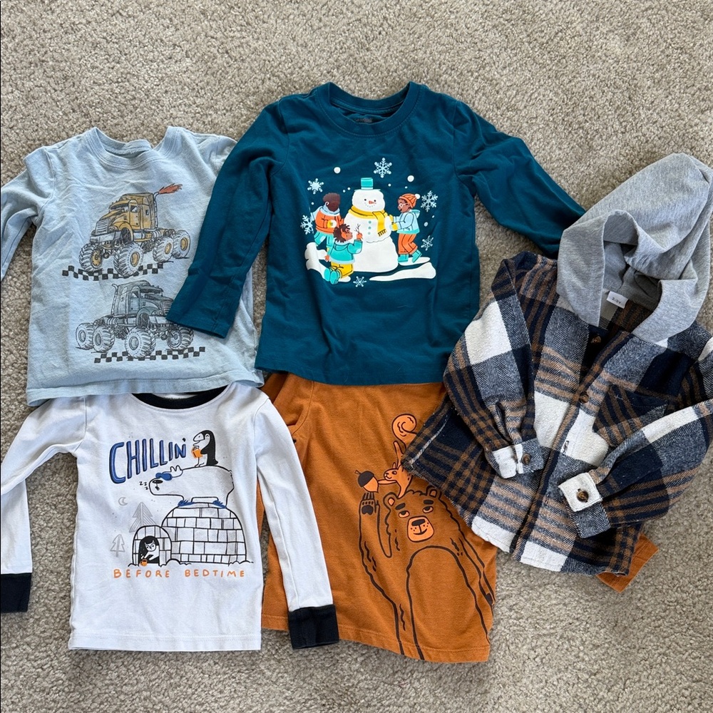 2T/3T Long Sleeve Bundle